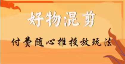 【万三】抖音好物混剪付费推广玩法揭秘，随心投放小课程助你轻松上手