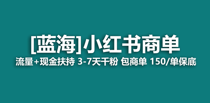 蓝海项目，小红书商单！长期稳定，七天变现，商单分配，月入过万